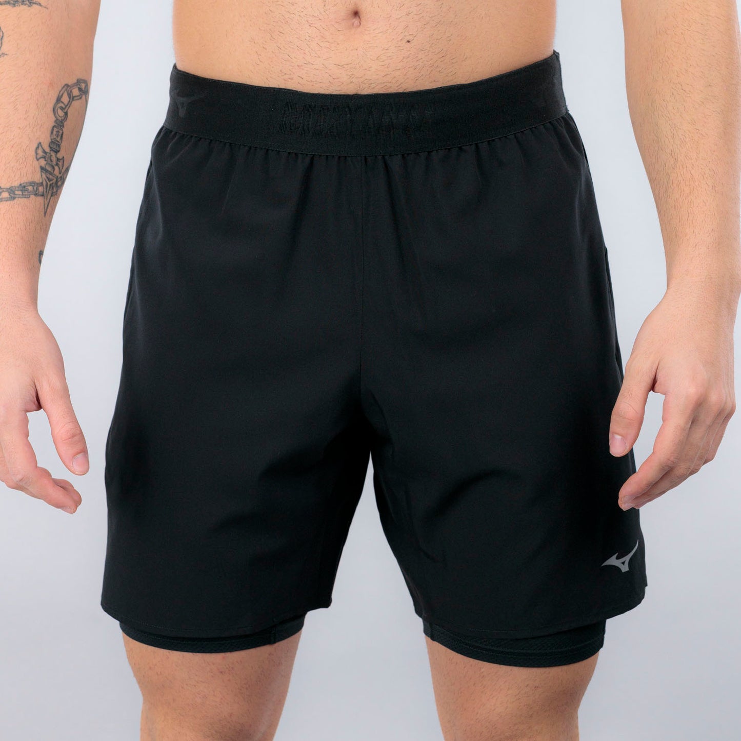Pantalonii scurți de alergare pentru bărbați Mizuno Core 7.5 Inches 2in1 Short J2GBD006 09