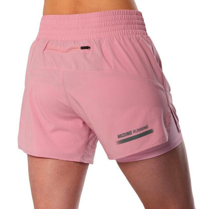 Pantalonii scurți de alergare pentru femei Mizuno Active 2in1 4.5 Inches Short J2GBD203 65