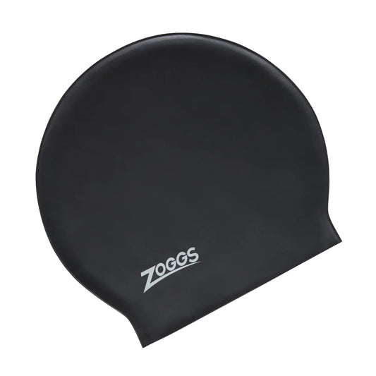 Шапочка для плавания Zoggs Long Hair Latex Cap bk