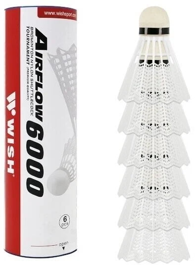 Fluturas pentru badminton Wish Nylon Shuttlecocks with Composite cork base S-320