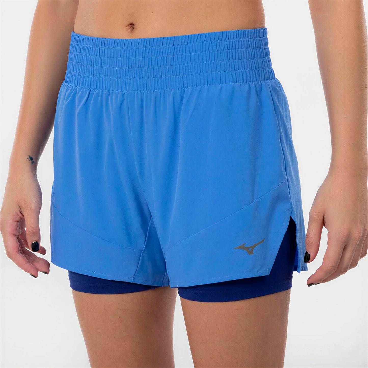 Женские шорты для бега  Mizuno Active 2in1 4.5 Inches Short J2GBD203 28