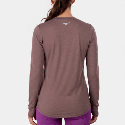 Женский лонгслив для бега Mizuno Core Impulse LS Tee J2GAC722 63