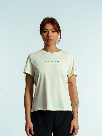 Женская футболка для бега Peak FW6252052 lt.yellow