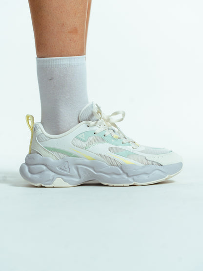 Кроссовки женские Peak Casual EXT52062E white/green