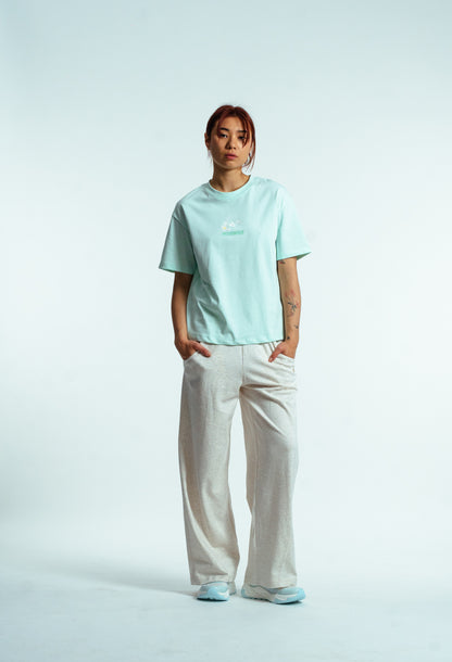 Pantaloni pentru femei casual Peak FW3252332 lt.melange khaki