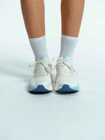 Кроссовки женские для бега Peak EXT52218H white/pink/blue