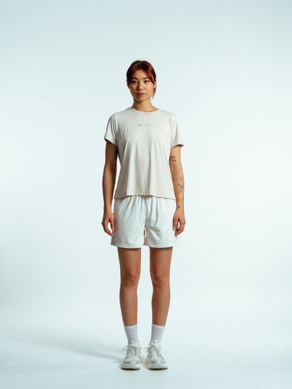 Женские шорты для фитнеса Peak FW3252282 raw white