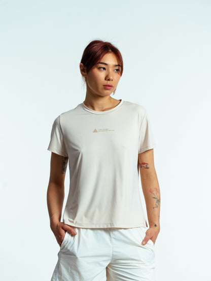 Tricou de fitness pentru femei Peak FW6252222 beige