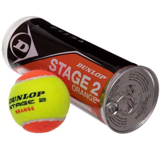Mingi de tenis Dunlop Stage 2 Orange*3, DL601339