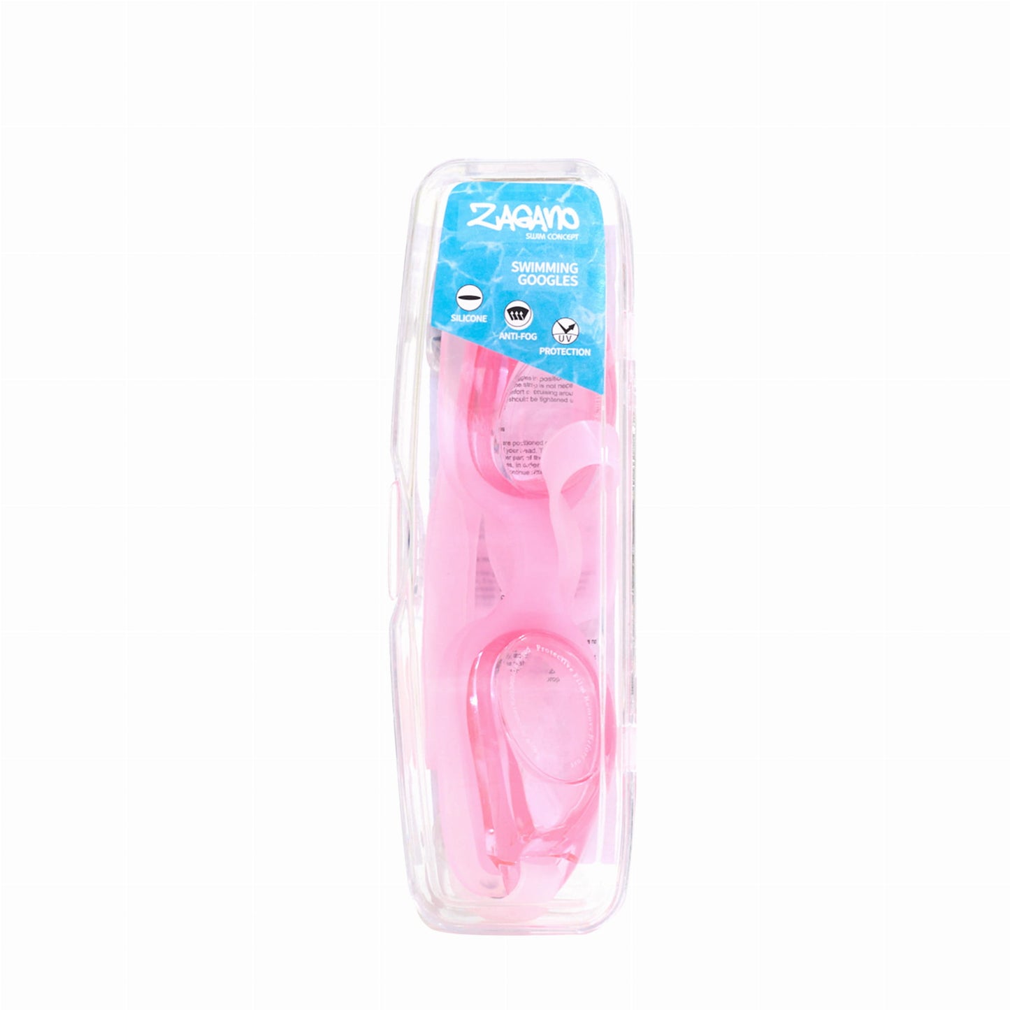 Очки для плавания детские Zagano 1001 04 pink