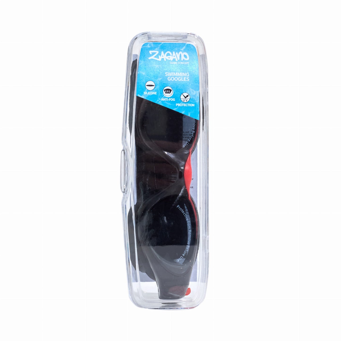 Очки для плавания детские Zagano 1002 01 black