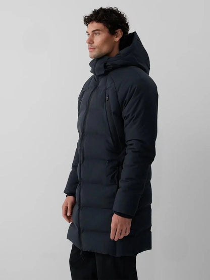 Мужская длинная стеганая куртка 4F M1215 4FWAW26TTJAM1215 deep black