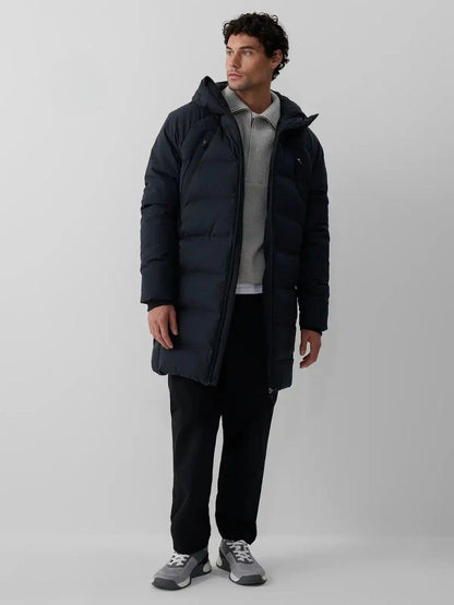 Мужская длинная стеганая куртка 4F M1215 4FWAW26TTJAM1215 deep black