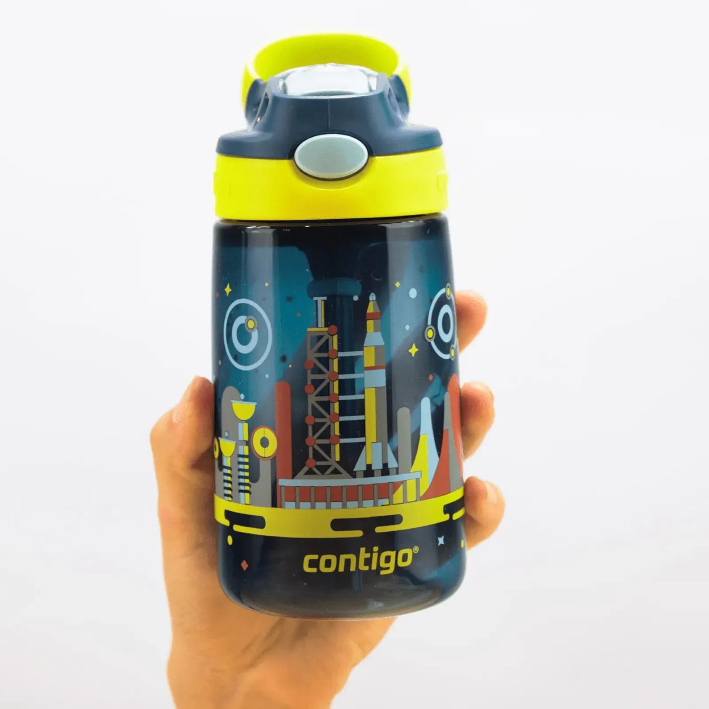 Бутылка для воды детская Contigo Gizmo Flip 420 ml Nautical Space 2116114