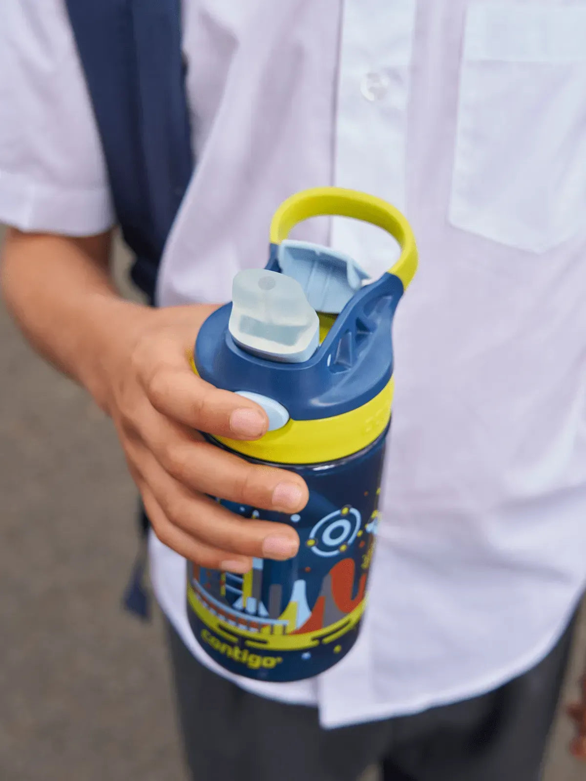 Бутылка для воды детская Contigo Gizmo Flip 420 ml Nautical Space 2116114