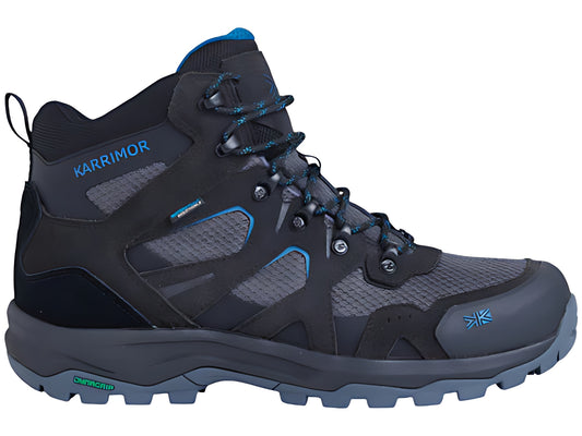 Ghete de trekking pentru bărbați Karrimor Bodmin Mid 6 weathertite KM1142-BLK