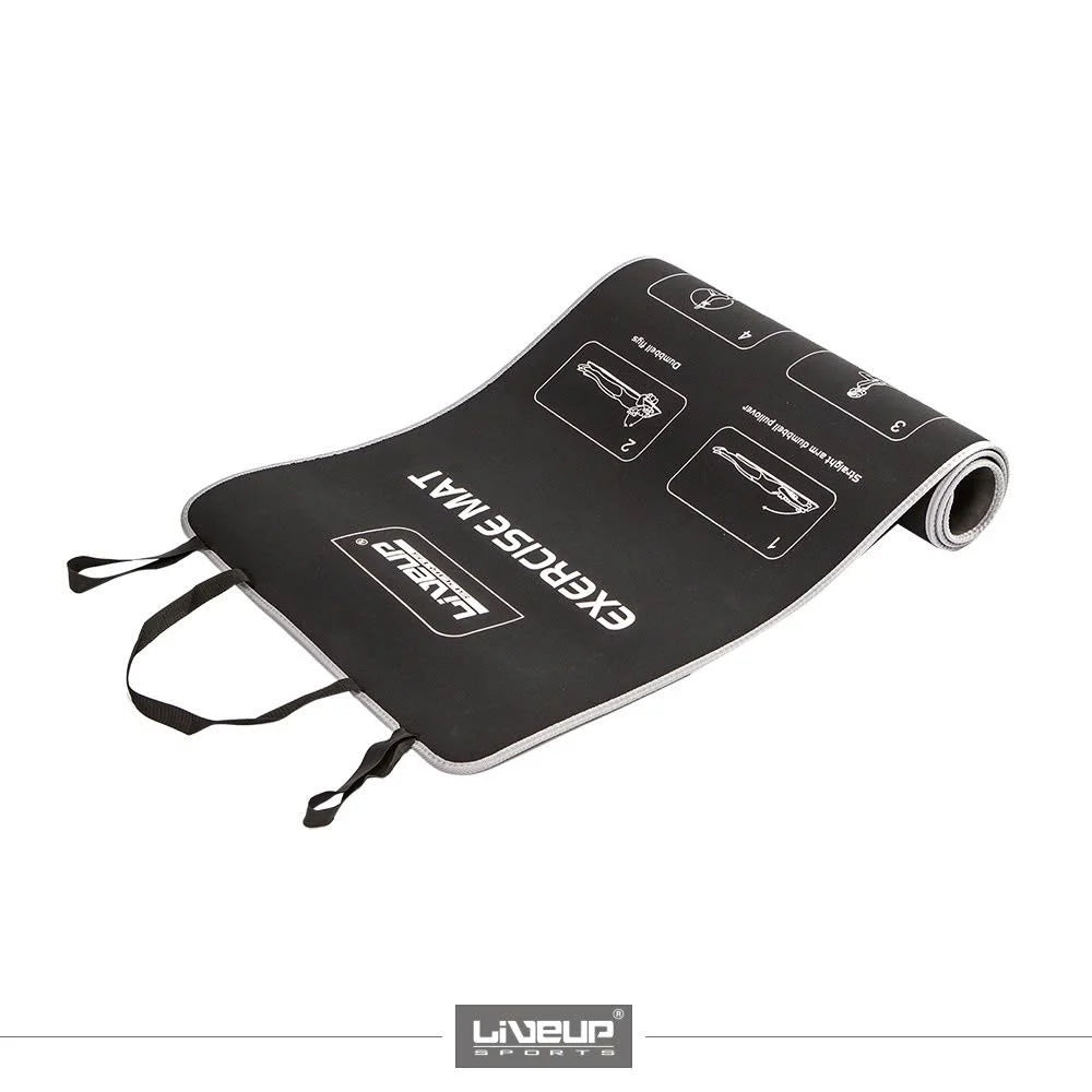 Covoraș de yoga LiveUp EXERCISE MAT LS3258/BK