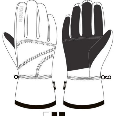Перчатки женские горнолыжные Brugi ZB2T 1K9