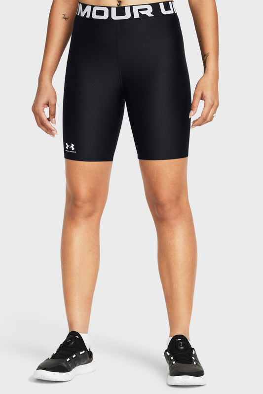 Colanți scurți de antrenament pentru femei Under Armour HG 8in Shortt-GRN 1383627-001